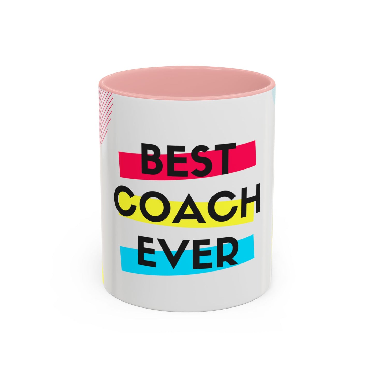 Best Coach Ever Accent Coffee Mug 11oz