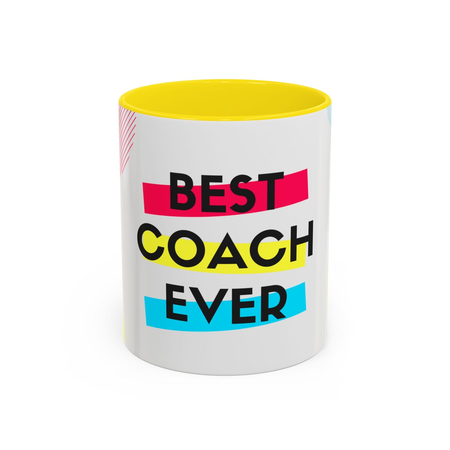 Best Coach Ever Accent Coffee Mug 11oz