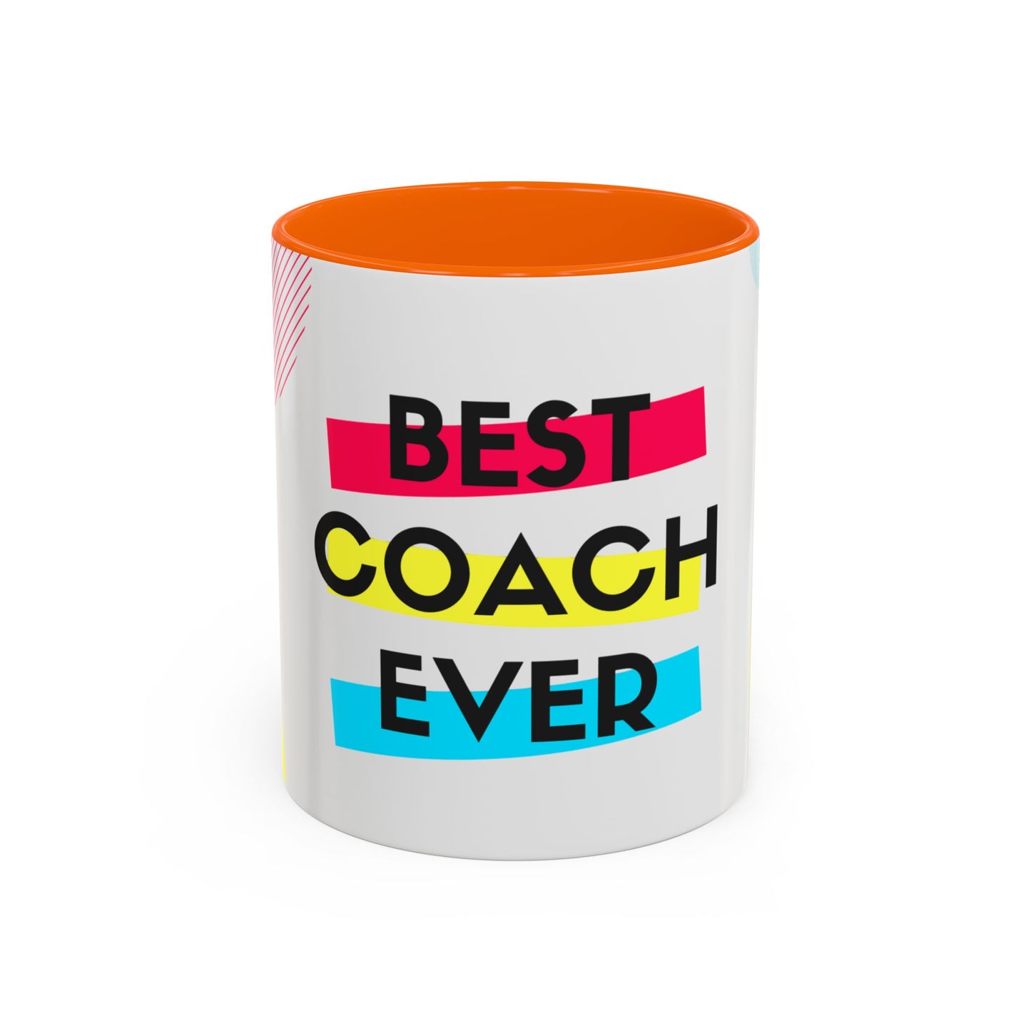 Best Coach Ever Accent Coffee Mug 11oz