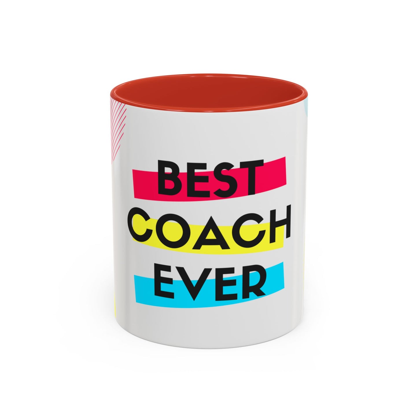 Best Coach Ever Accent Coffee Mug 11oz