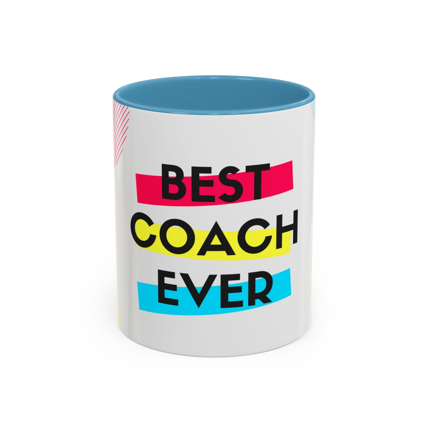 Best Coach Ever Accent Coffee Mug 11oz