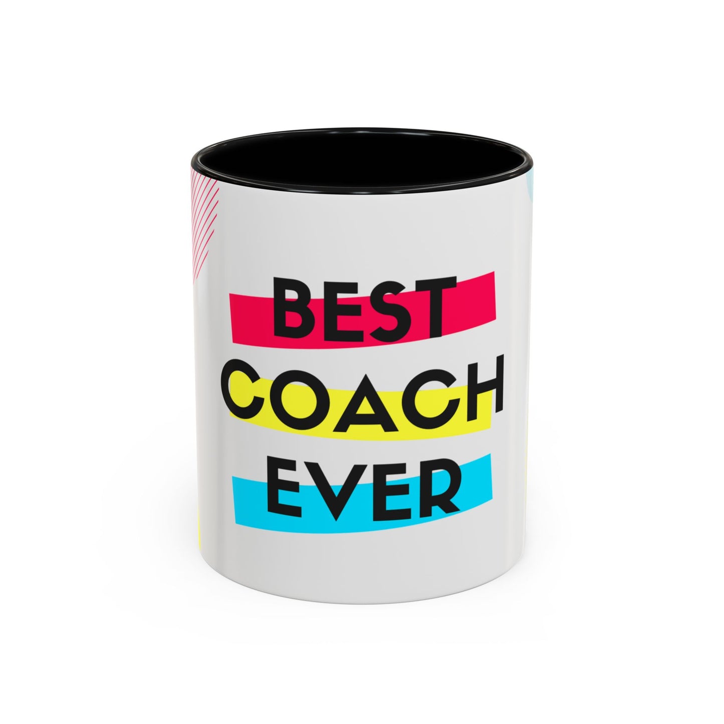 Best Coach Ever Accent Coffee Mug 11oz