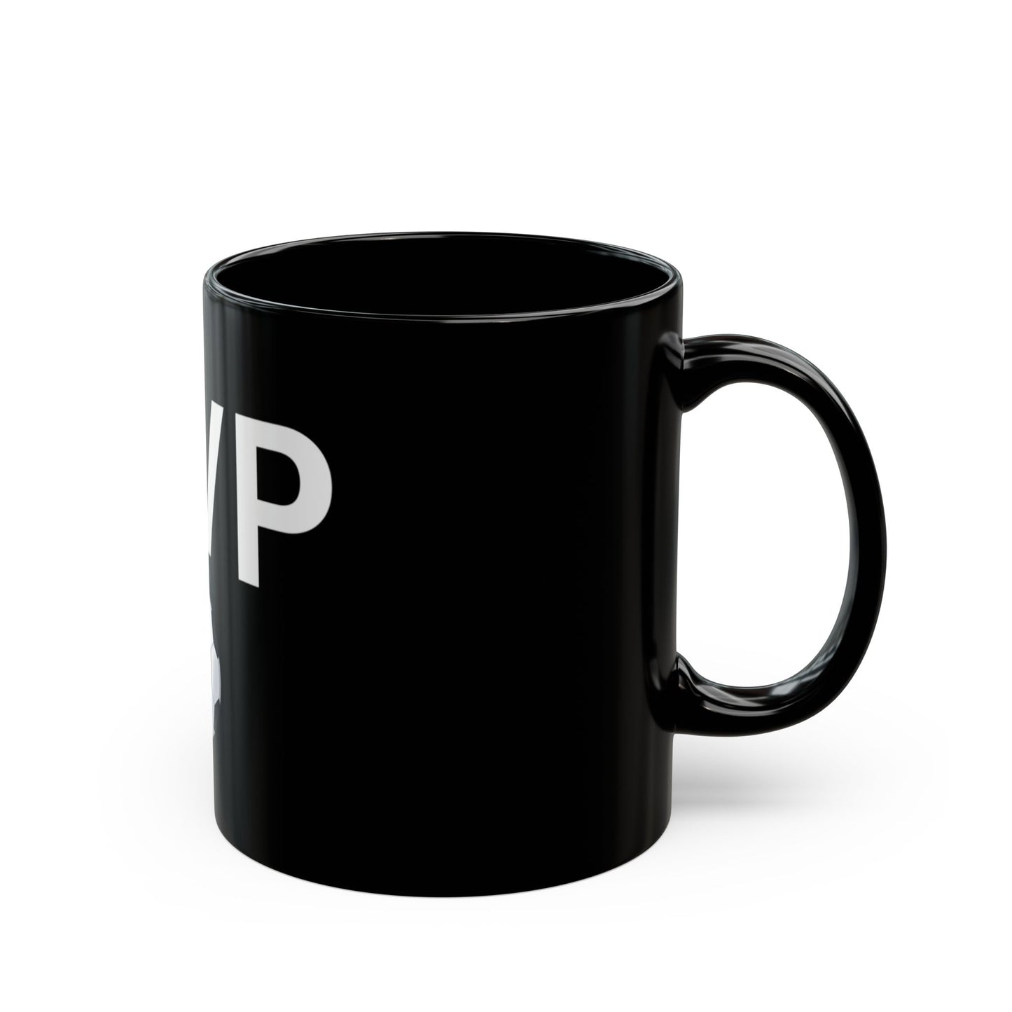 MVP Soccer Black Mug  11oz